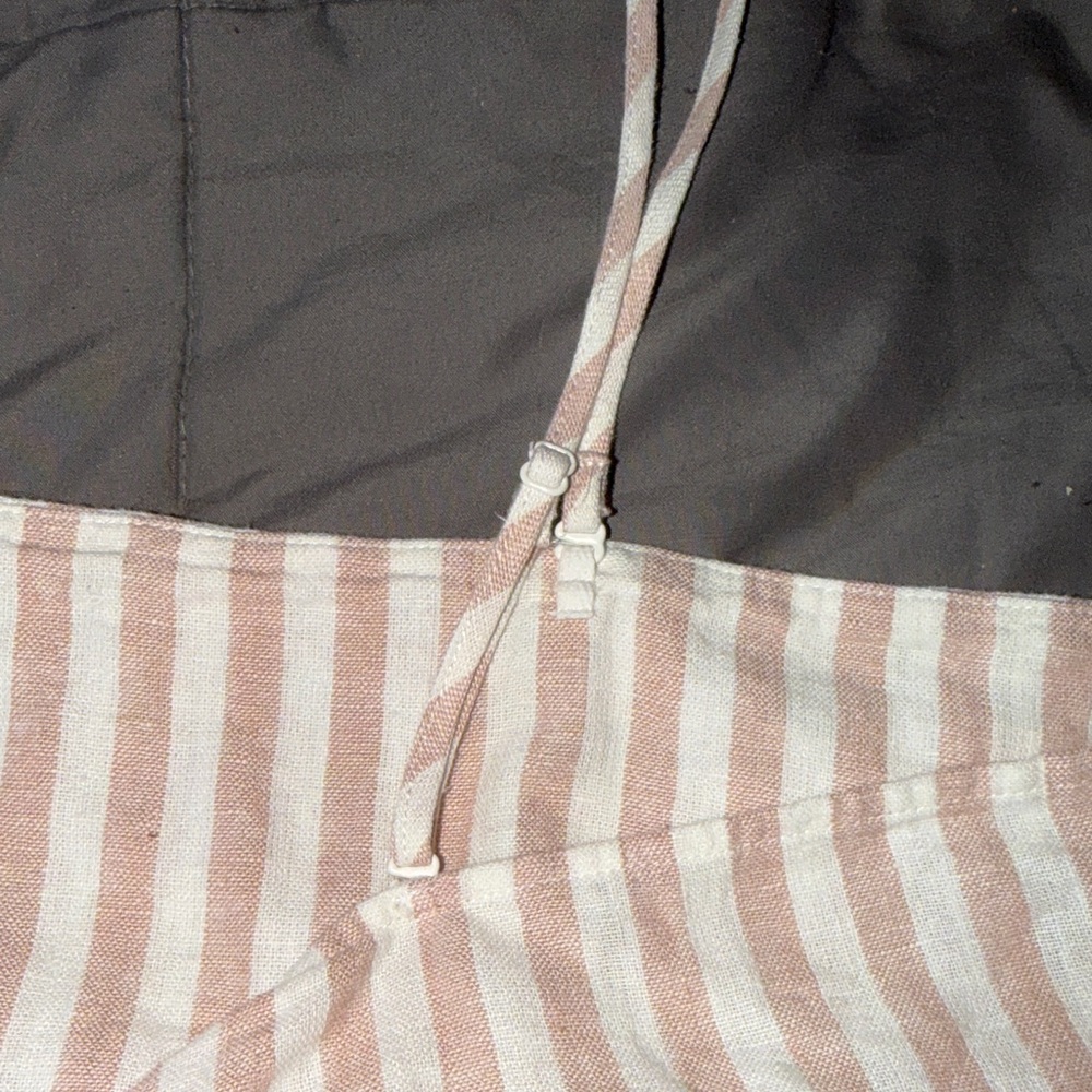Pink and White Striped Tank Top - Picture 6 of 8